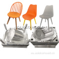 Moldes de silla de plástico inyección sin brazos de silla de concha